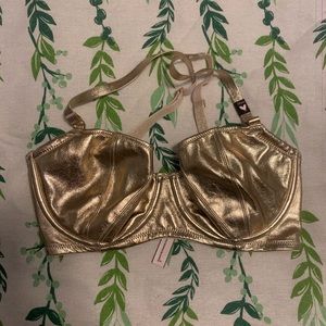 NWT Gold Victoria’s Secret Dream Angels Push-up Without Padding 32dd